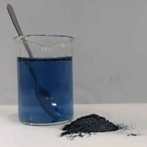 How does Gardenia Blue pigment interact with other actives in formulas?